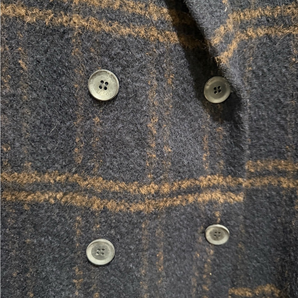 Eileen Fisher Wool Luxe Alpaca Plaid Oversized Coat - Picture 8 of 12